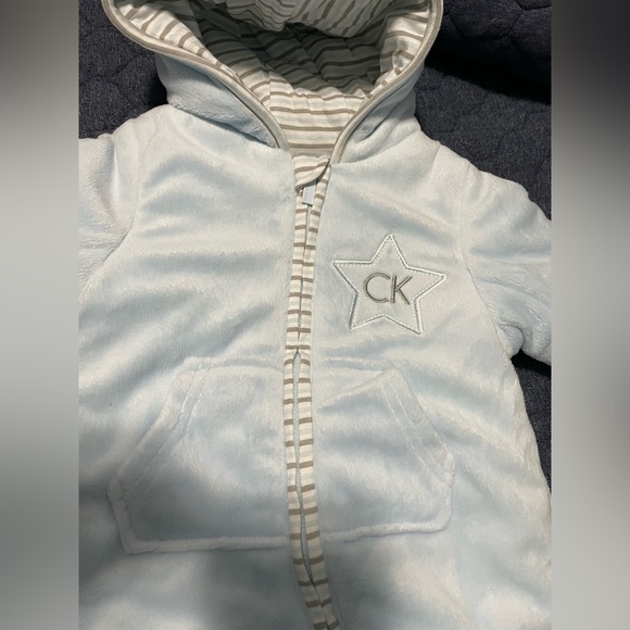 NWOT Calvin klein Baby Winter warm One Piece super softy and comfortable - Picture 1 of 11